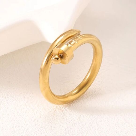 Nail twist ring M920 - Picture 1 of 5